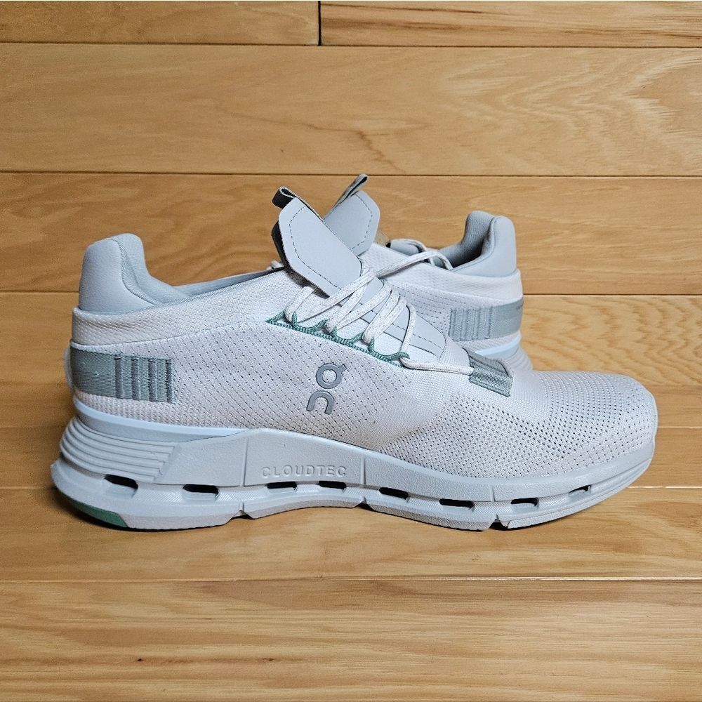 On Running Cloudnova Undyed White Glacier Running Shoe Sneaker 269788 - Picture 8 of 13